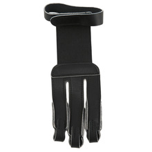 Archery Protect Glove 3 Fingers Pull Bow arrow Leather Shooting Gloves New