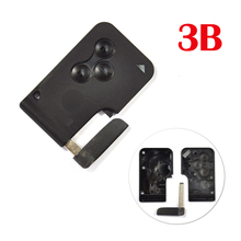 For Renault MEGANE remote control casing for smart card key blank case cover shell 3 button