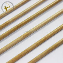 Free shipping 6 Pcs Hot Wood Shaft Hunting Arrows Archery Self Nocks Real Turkey Feather Fletching