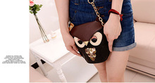 Owl Women Leather Handbag Cartoon Bag Fox Shoulder Bags Women Messenger Bag 100PCS lot