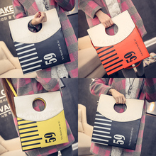 Winter new handbag fashion color Tote Bag bulk bag Simple Shoulder Bag Handbag