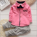 1 5Years Toddler Boys Clothes Long Sleeve Shirt Striped Pants 2pcs Children s Sets Roupas Menino