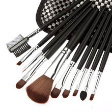 New Beauty 10Pcs New Cosmetic Makeup Brushes Set Make Up Brush Powder Eyeshadow Black pincel maquiagem