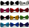 New 2016 Bow tie Fashion male bow ties for men married the groom color block decoration