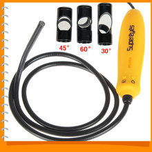 Supereyes N013J 7mm Lens Waterproof 50X USB Borescope Endoscope Tube Snake Inspection Camera with 4 LED + 3 Side View Mirror
