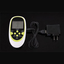 Health Electric Massager Multi function Dual Channel Output 8 Electrodes Electronic Pulse Massager LCD Digital Therapy