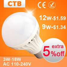 Led Bulb E27 5730SMD 3W 5W 7W 9W 12W 15W 18W Led Bulb E14 B22 Light