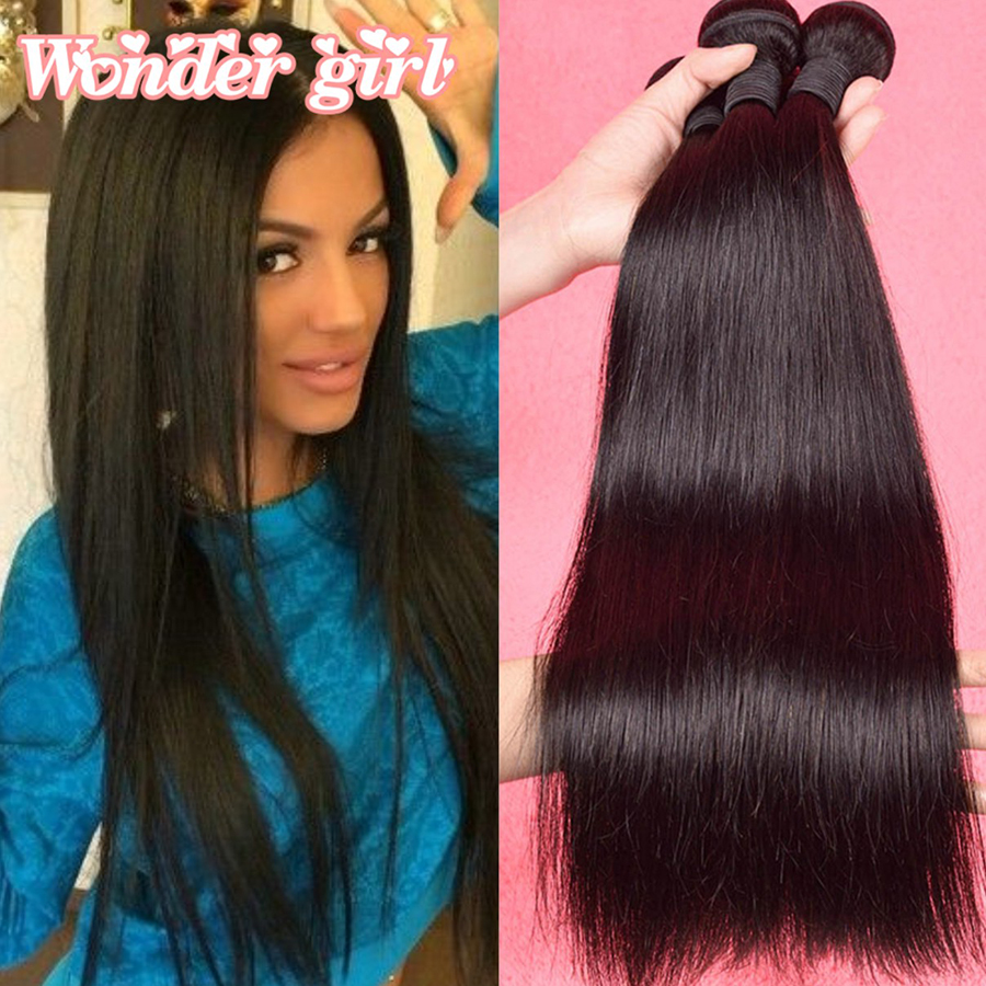 6A virgin brazilian straight hair 3 bundles mink brazilian hair weave bundles brazillian straight hair 6-28inch human hair weave