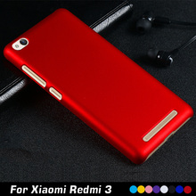 For Xiaomi Redmi 3 Case 5.0″ Luxury Plastic Hard Cell Phone Case For Xiaomi Redmi 3 Redmi3 Hongmi 3 Case Shell Back Cover