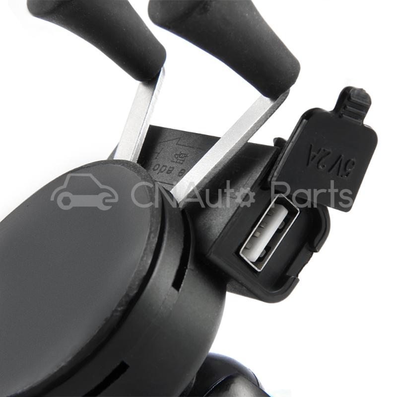 CARCHET X-shape Universal Motorcycle Scooter Cell Phone Cradle Holder, 12V USB Car Charger for iPhone Samsung HTC Sony Smart Phones