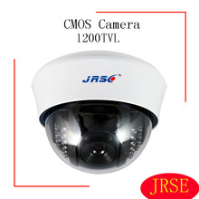 JRSE Dome Security Camera 1200TVL 1 3 outdoor indoor video Cameras Night vision Infrared night and