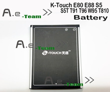 K — касание E80 TBT9701 2000 mAh аккумулятор для K — касание E88 S5 S5T T91 T96 W95 T810 + след номер