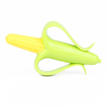 Highly Safety Environmental Friendly Baby Teether Teething Ring Corn Silicone Toothbrush Child Chews Baby Teeth Stick