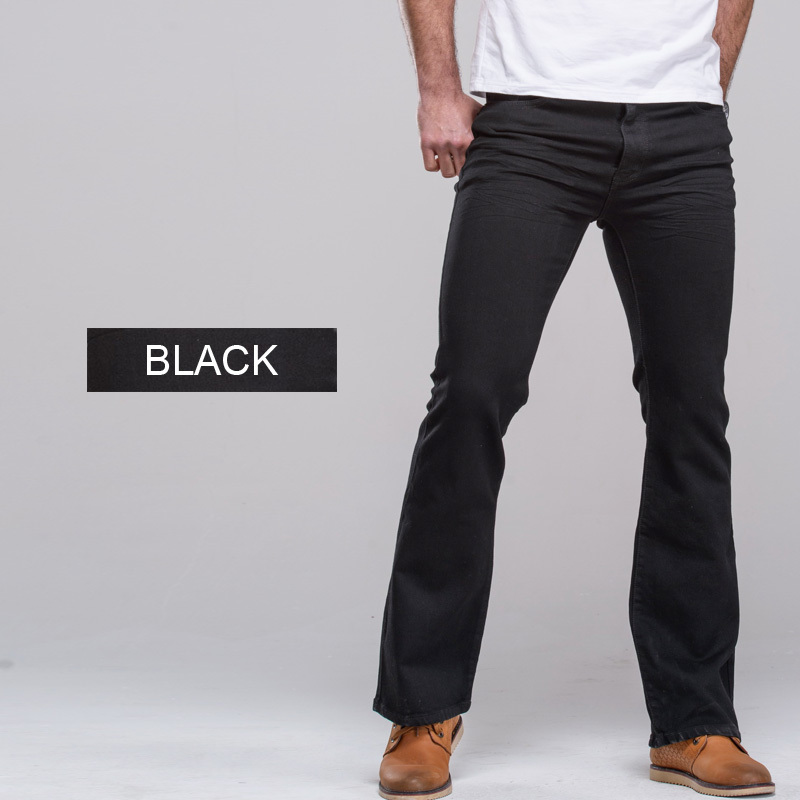 Black Bootcut Jeans Men