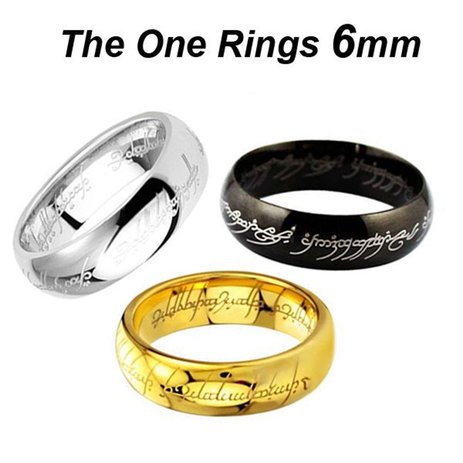 fashion midi rings steel one ring of power silver plated the lord of ring lovers wedding - The One Ring Wedding Band fashion midi rings steel one ring of power silver plated the lord of ring lovers wedding - The One Ring Wedding Band