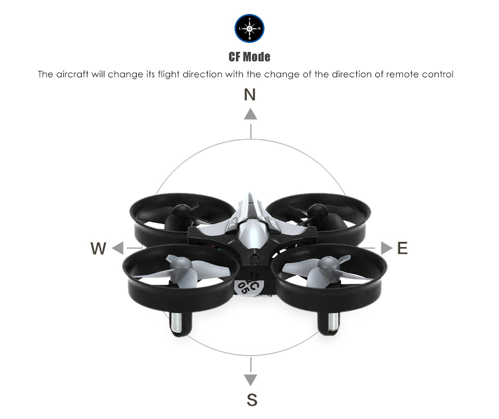 JJRC H36 RC Drone Dron 2.4GHz 4CH 6 Axis Gyro RC Quadcopter with Headless Mode Speed Switch Drones LED Light Flying Helicopter (5)