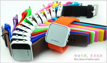Envío gratis 2014 relojes hombres marca de lujo LED relojes deporte militar reloj genuino reloj de hombre de pulsera relogio masculino