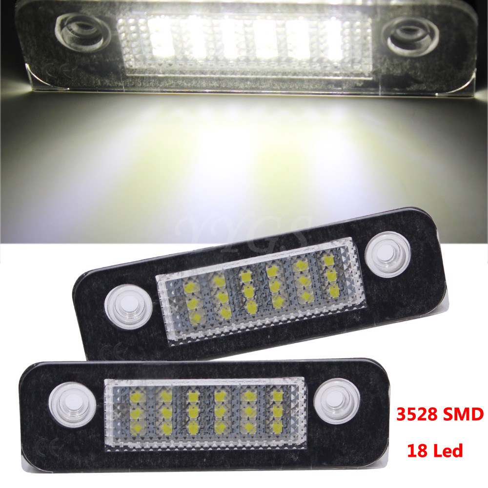 2x 18SMD из светодиодов номерной знак свет лампы для Ford Mondeo Mk2 / партии Mk5 Mk6 подтяжку лица / слияние мини MPV