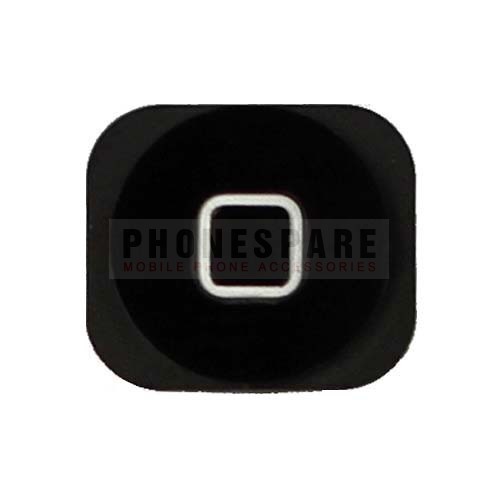 iphone 5 home button key - black 1
