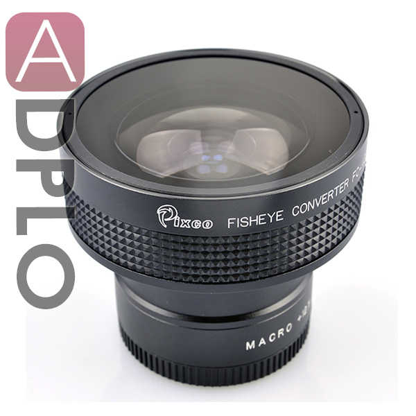 Pixco 46mm 0.25X Super Fisheye Wide Angle Lens Suit For Canon Nikon Sony Pentax Camera Lens
