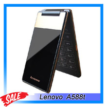 Original Lenovo A588t 4 Android 4 4 ROM 4GB RAM 512MB Vertical Flip Smartphone MTK6582M Quad