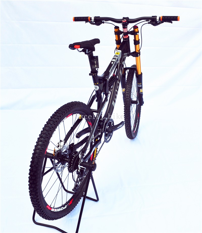 Bicicleta SHIMANO M455 Oil suspension Aluminium Alloy Soft-tail Frame Full Suspension Downhill Mountain Bikes 2603
