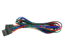 4P 70cm Female to Female Jumper Wire 4P Dupont Cable For 3D Printer For Arduino 5PCS/LOT