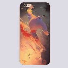 Aladdin Design transparent case cover cell mobile phone cases for Apple iphone 4 4s 5 5c 5s 6 6s 6plus hard shell