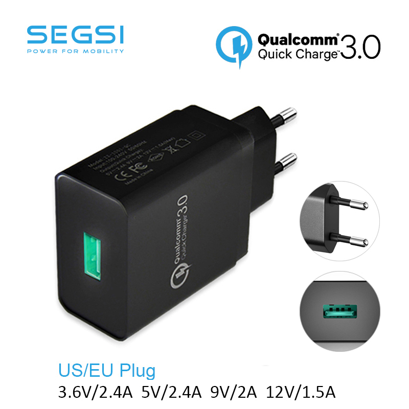 For Quick Charge 3.0 18W],Quick Charge 3.0 18W Travel Wall Fast Charger EU US Plug For