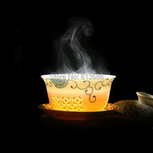 Blue-and-White Ceramic Coffee & Tea Sets Porcelain Gaiwan Tea Cup Set Drinkware