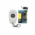 AC220V RF Wireless Mini Switch Relay Receiver Remote Controllers For Light switch With White Waterproof Transmitter