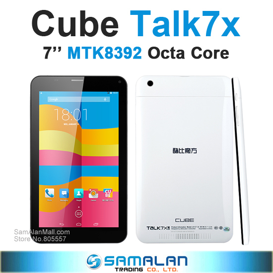 7 Cube Talk 7X Octa Core U51GT C8 Tablet PC MTK8392 2 0GHz IPS 1024x600 Android