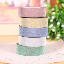5pc decorative tape adhesive paper lot making art scotch floral sticky paper pink self adhesive sticker