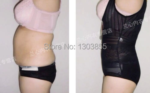 Hot Sell Woman Waist Cincher Tummy Corset Full Body Control Shaper Slimming Bodysuit Tops Underwear XL