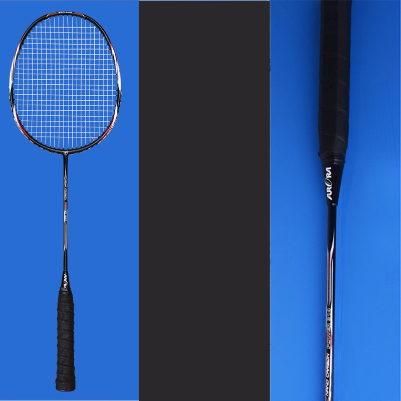 2016 A Pair of Carbon Training Badminton Rackets with Free Racket Bag Adult Child Training Ul (19)