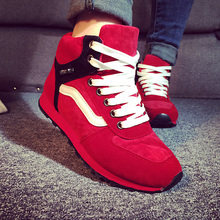 Hot sale The spring and autumn period and the leisure shoes High help Color matching lace