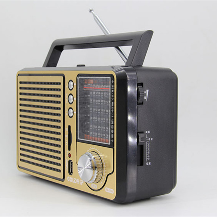 Antique vintage retro full band FM radio older desktop support USB elderly consumer electronics gift free
