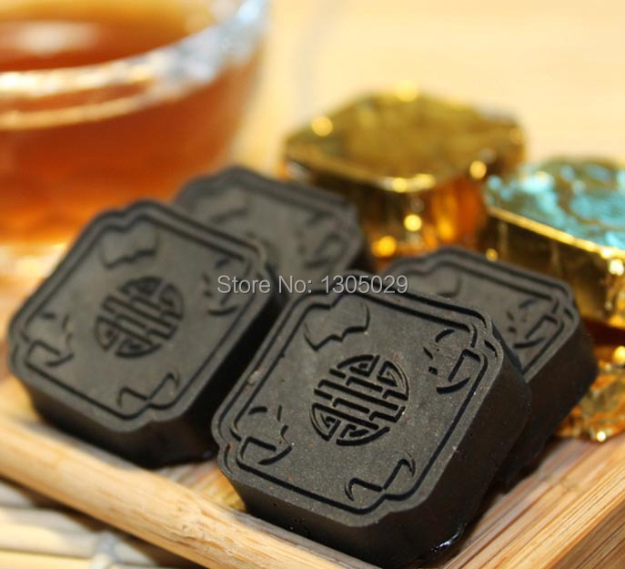 2007 China Ripe Pu Erh Tea Cha Gao 10pcs Mini Gold Brick Chagao Cooked Pu Er