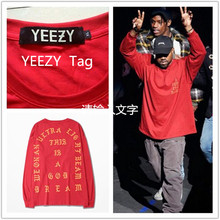Season 3 Black t – shirt Yeezy Men Hip Hop Long Sleeve The neck shirt KANYE WEST I Feel Like Pablo M-2XL clothing