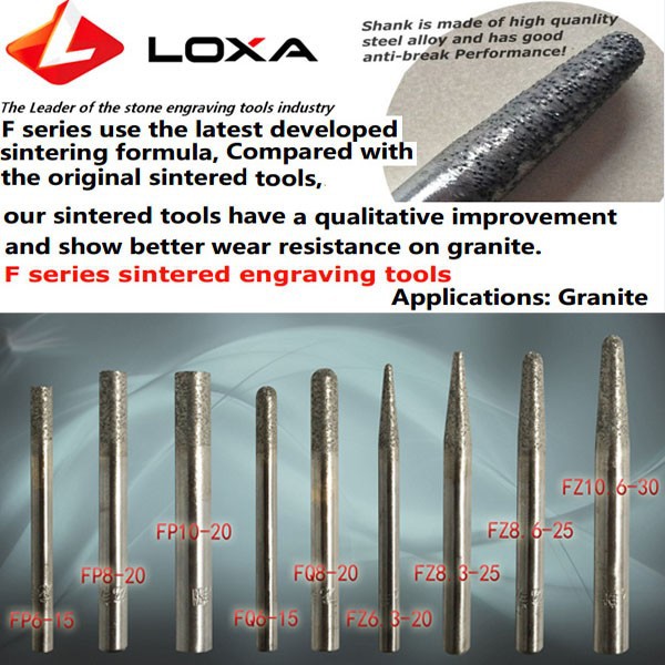 LOXA F Series sintered engraving tools 11