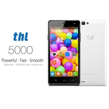 5 0 Original THL 5000 RAM 2GB ROM 16GB 3G Android 4 4 Cell Phone MTK6592