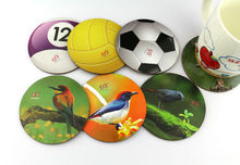 High Quality 5 Pcs/Set Round Shape Series Table Mat Tea Cup Set Drink Coasters Kitchen Accessories Retail