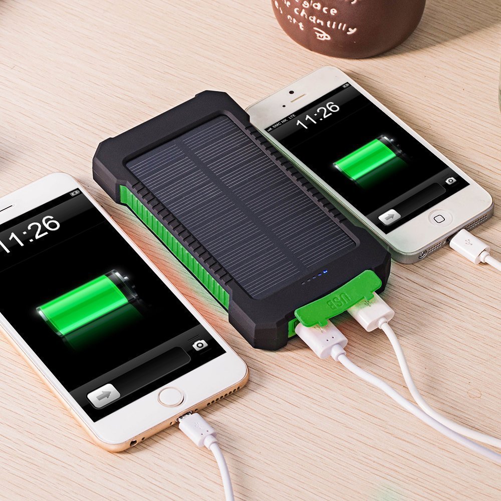 DCAE 10000mah Travel Waterproof solar power bank dual usb bateria externa solar charger powerbank for iphone 6 6S DCAE 10000mah Travel Waterproof solar power bank dual usb bateria externa solar charger powerbank for iphone 6 6S