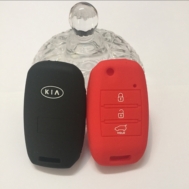 silicone car key case KIA car key cover for kia rio sportage 13 14 sorento cerato