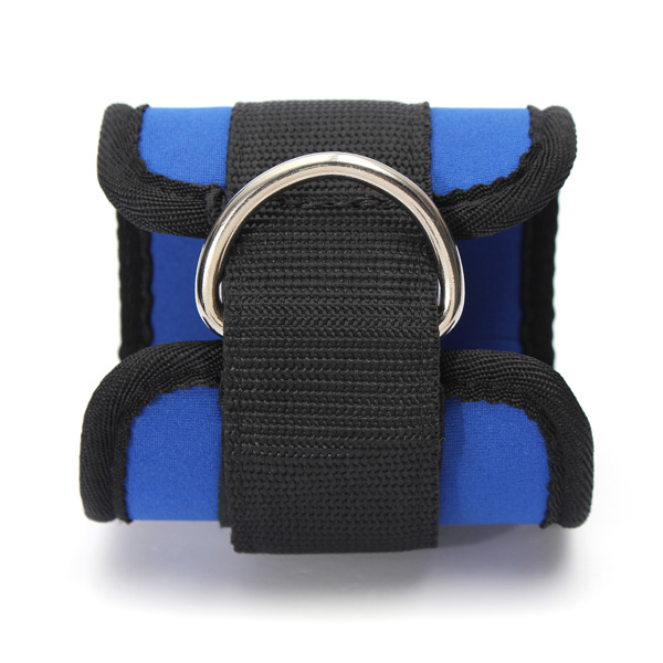 Black Blue Ankle Anchor Strap Pad Durable for Resistance Bands Leg Tubes Fitness Exercise Strength Training
