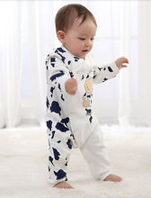 Cute Cow Newborn Girls Boys Clothes Baby Outfit Infant Romper Clothes 0 24M AU