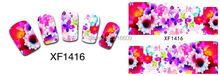 Nail 25Sheets Lot Flower Full Nail Art Water Sticker Beauty Colorful Nail Water Transfer Sticker Decoration