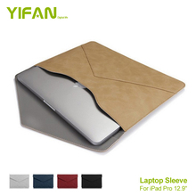 For Macbook Air 13.3 inch Envelop Sleeve Slim Thin PU Leather Sleeve Bag Protective Cover Case for Apple air 13.3 inch display