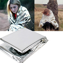 Brand New Water Proof Emergency Survival Rescue Blanket Foil Thermal Space First Aid Sliver Rescue Curtain Outdoor