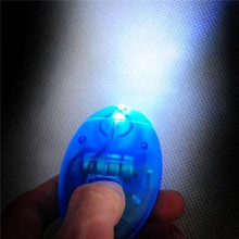 Free Shipping Personal Portable Guard Safety Security Alarm Keychain with LED Spotlight Blue Colour Hot On Sale